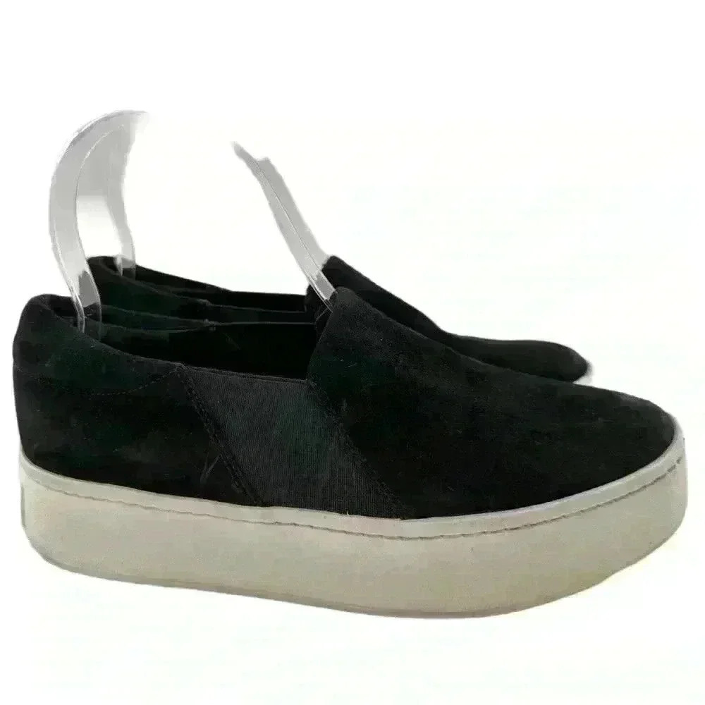 Vince womens warren flats size 6.5 36.5 black suede flatforms
Minimalist